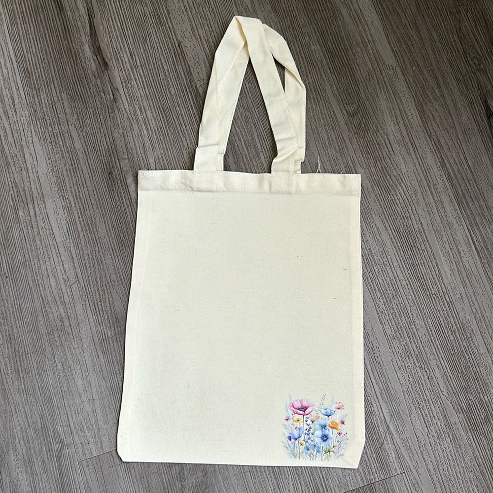 Floral Book Bag